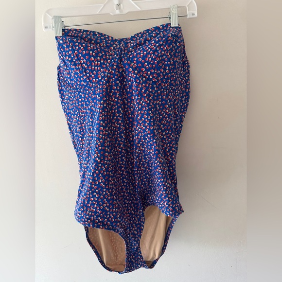 J Crew Strapless One Piece Swimsuit - Picture 1 of 5